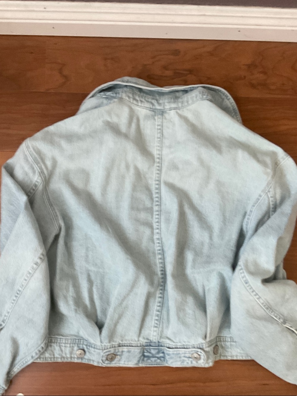 Free People-We the Free Sidney Denim Jacket-Sun-kissed-Medium-NWT - Picture 8 of 8